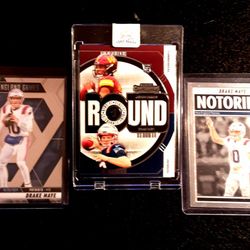 Drake Maye 3 card Rookie lot!! NEW ENGLAND PATRIOTS NFL 