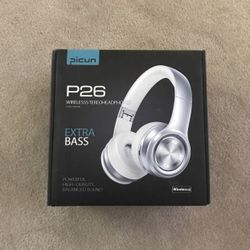 Pink Bluetooth Wireless Headphones