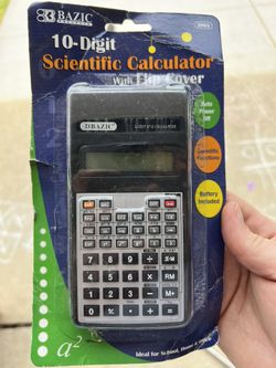 10 Digit Scientific Calculator With Flip Cover
