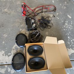 Car Audio/amp,wires/capacitor..