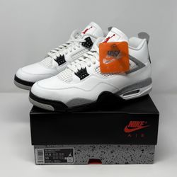 Jordan 4 - White Cement