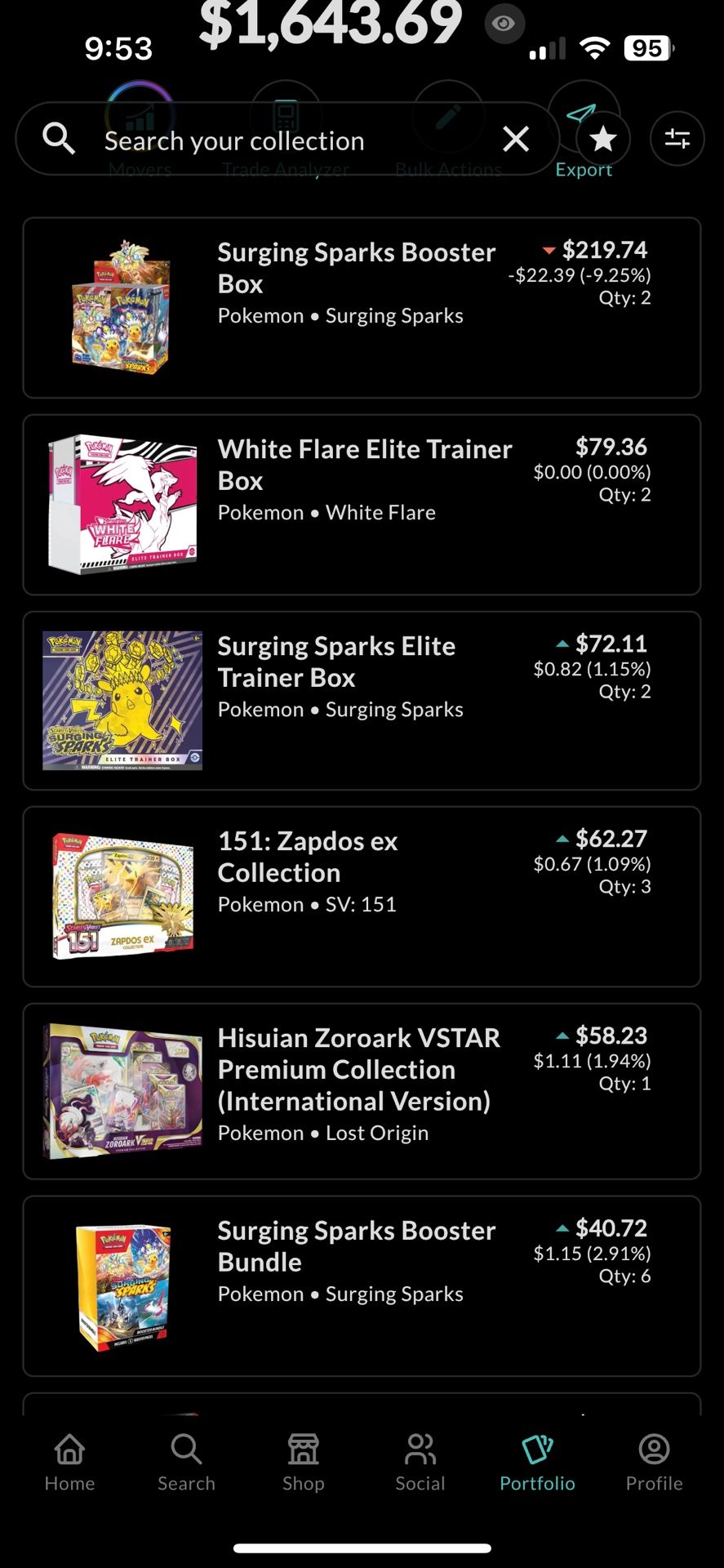 Pokemon sealed collection Lot