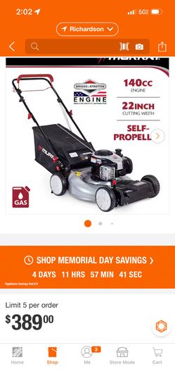 NEW gas Lawn Mower