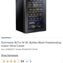 Schmecke 34-Bottle Freestanding Wine Cooler