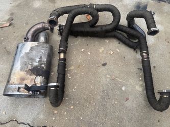 Exhaust Header System with Heat Wrap