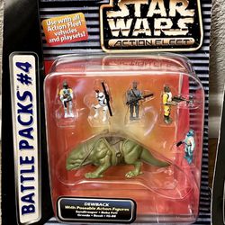 Star Wars Action  Fleet Battle Pack #4 IMPERIAL  HUNTERS Classic Galoob
