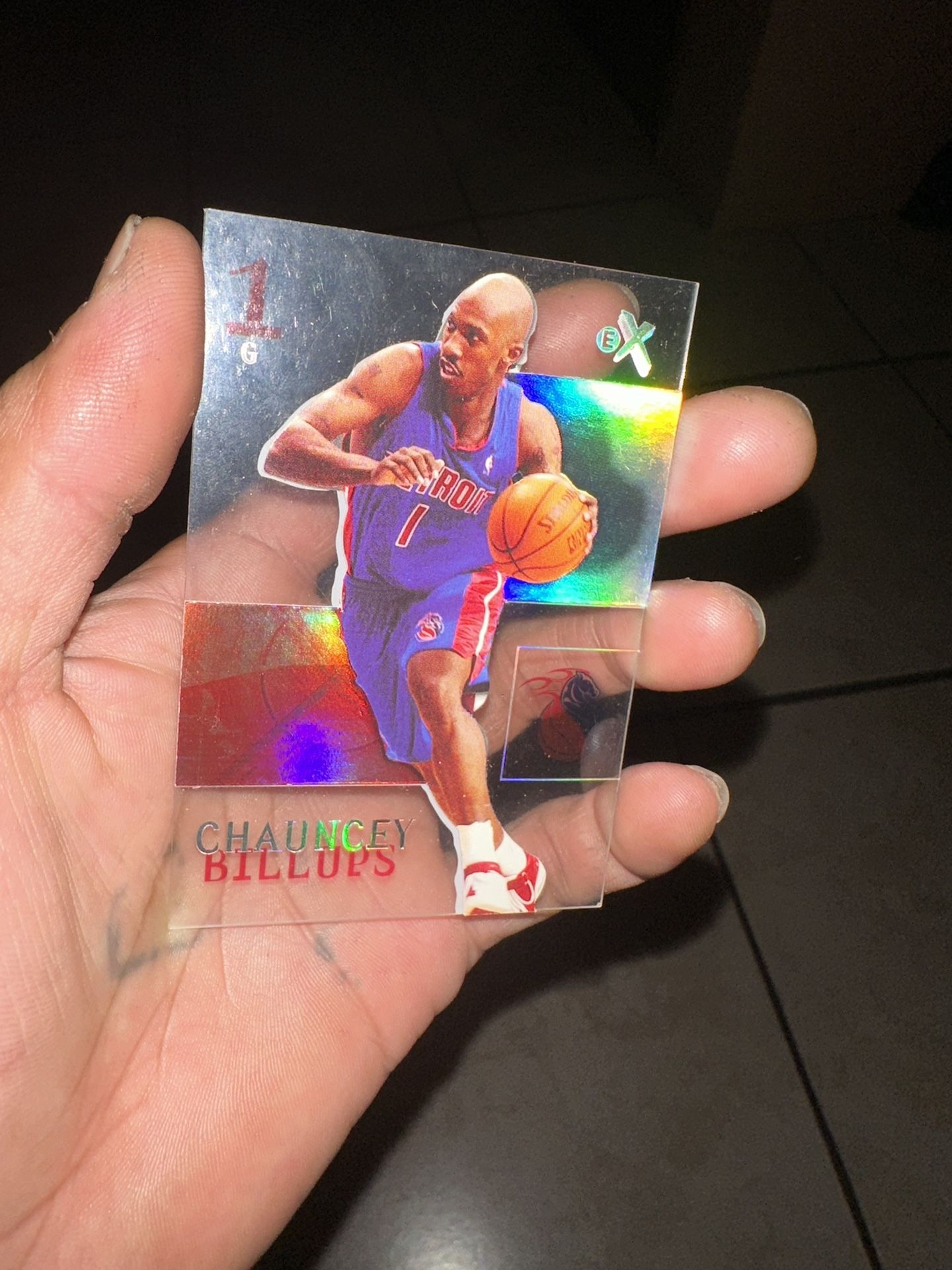 NBA Detroit Pistons Chauncey Billups Trading Card