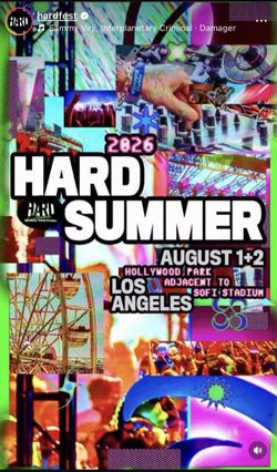 Hard Summer 2 Day VIP Wristband/Ticket