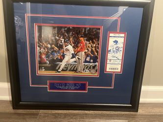 Chicago Cubs David Bote Signed Framed 8x10 Walk Off Grand Slam 2018