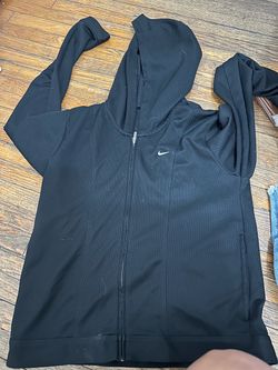 Nike Women's Black Hooded Zip Jacket