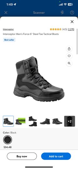 Interceptor Steel Toe Work Boots