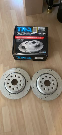 Rear Rotors Set 07-17 Lexus LS460