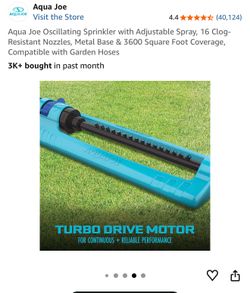 Aqua Joe Oscillating Sprinkler