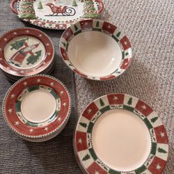 Vintage RARE Vintage RARE Marketplace Folk Danta Set Of 24 Marketplace Folk Danta Set Of 24