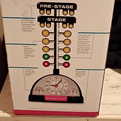 Drag Racing Alarm Clock with Lights & Sounds – In Box
