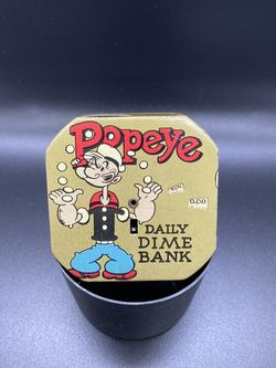 Vintage 1956 Popeye Dime Bank