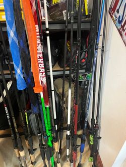 17 Fishing Rods - Some New - Pick Up Only