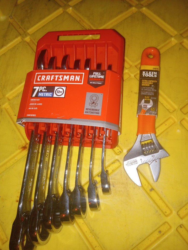 Craftsman Wrenches And Klien Wrench