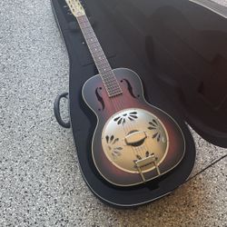 Gretsch Resonator Guitar And Case
