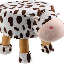 Sound Critter SC2-COW Portable Children's Stool With Built In Bluetooth Speaker : Cow