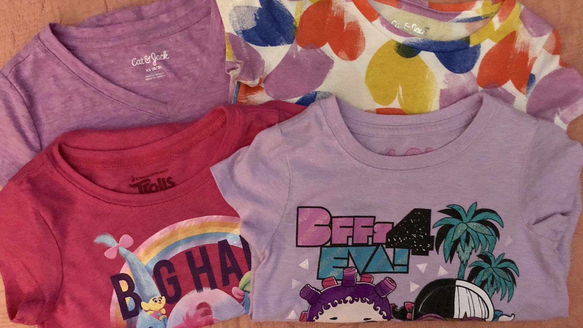 Toddler tees size 4/5