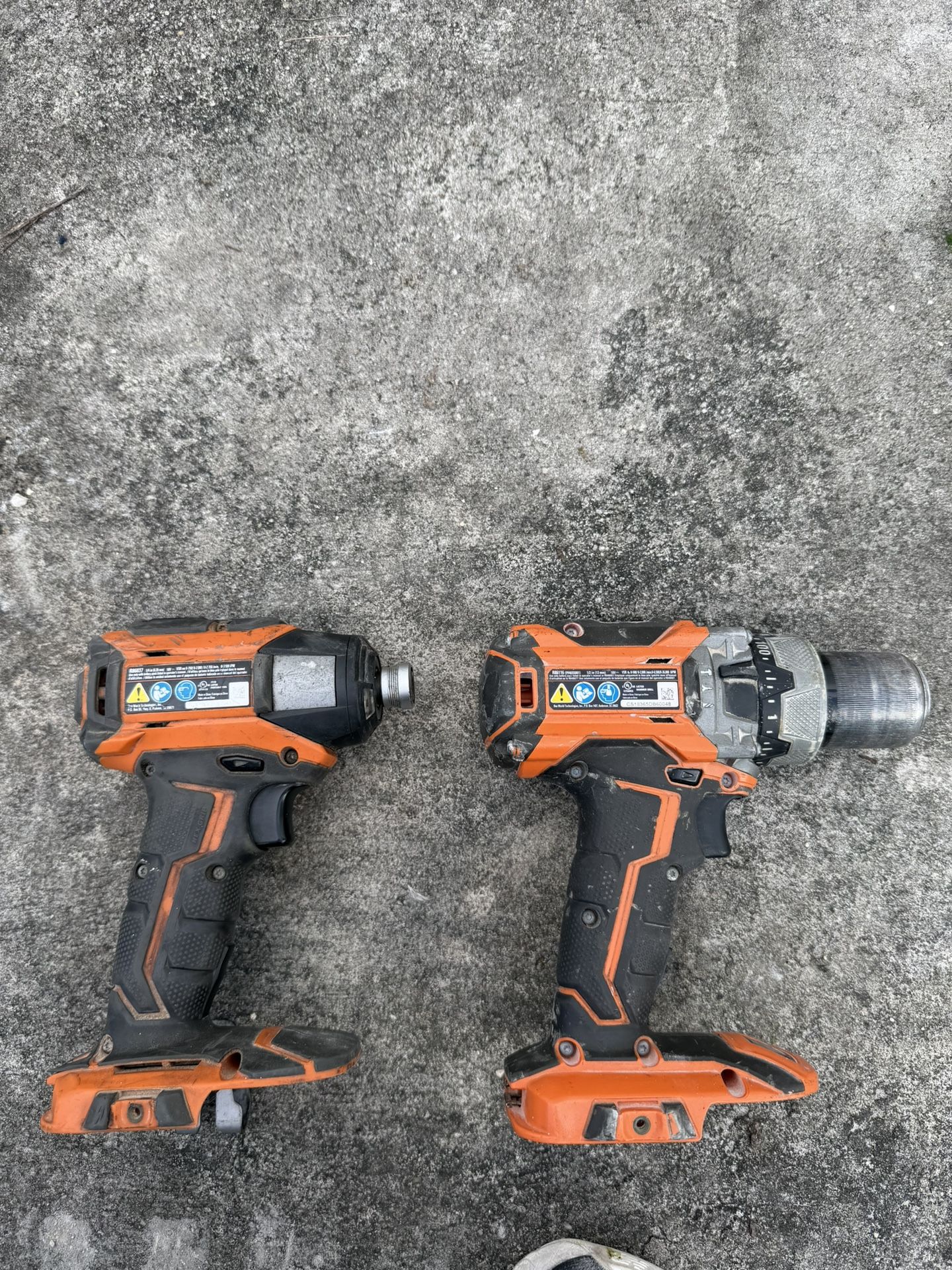 Ridgid impact dril and hammer drill combo brushless