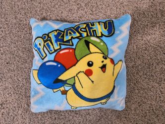1996 NYC Pokemon Center Surfing Flying Pikachu Pillow