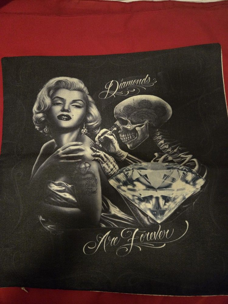 17" By 17" Marilyn Monroe Pillow Case