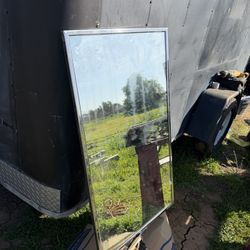 Industrial Bathroom Mirror