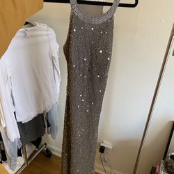 GREY PARTY DRESS