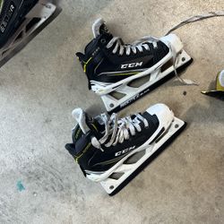 Hockey goalie skates