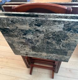 Folding TV trays/holder