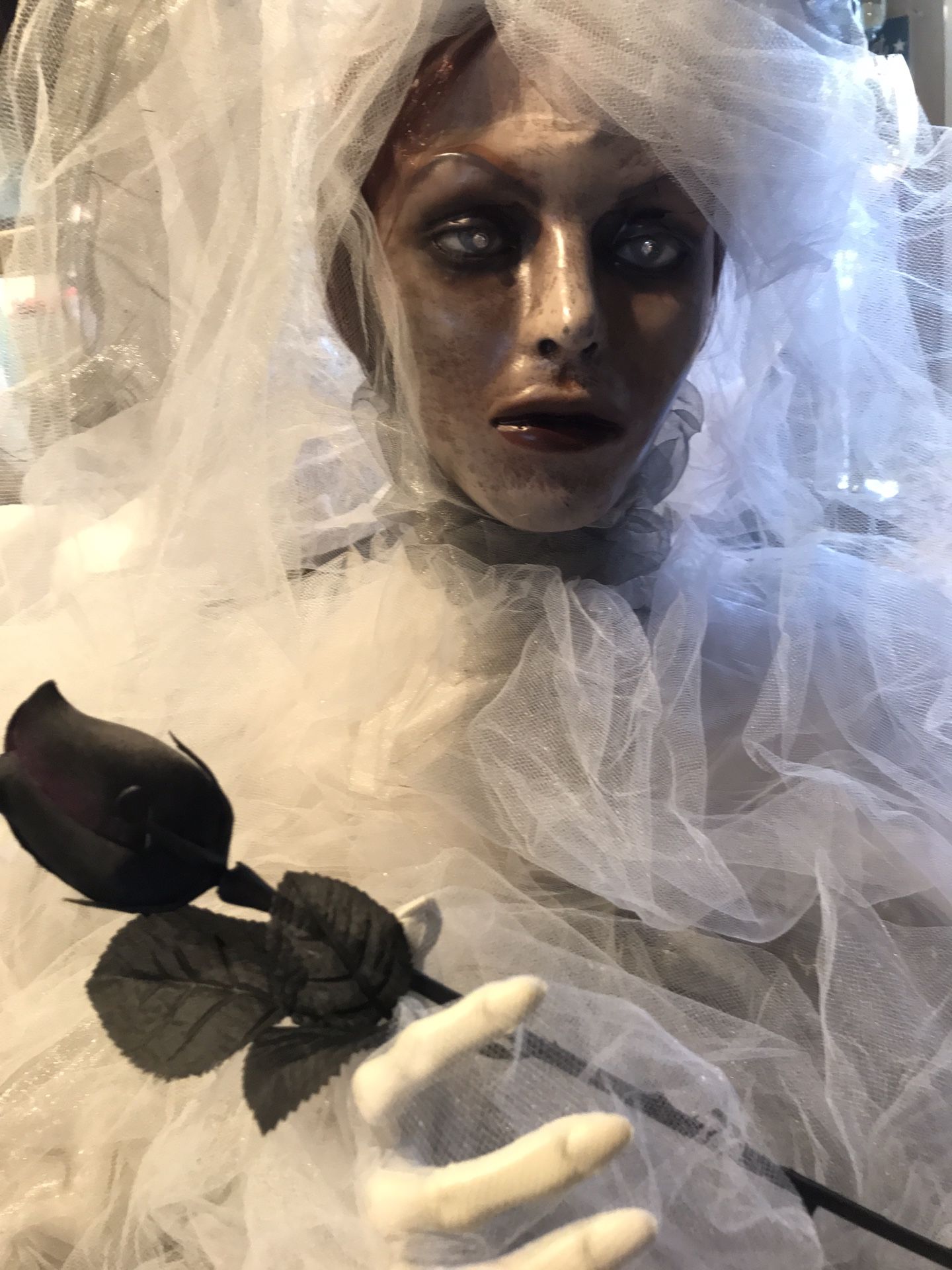Grandin Road Halloween Full Height Eerie Bride