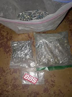 BBS RS HARDWARE NUTS AND BOLTS PLUS BBS STICKERS FOR FREE EXTRA