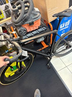 Black Road Bike with Drop Handlebars