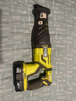 Ryobi cordless reciprocating saw (tool only)