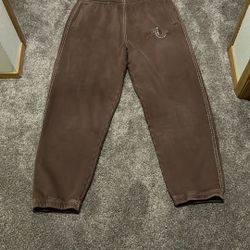 Supreme - True Religion Sweat Pants Brown