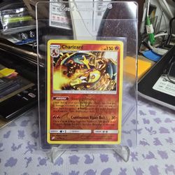 2019 Pokemon Card Charizard Sun &Moon Holo  14/181