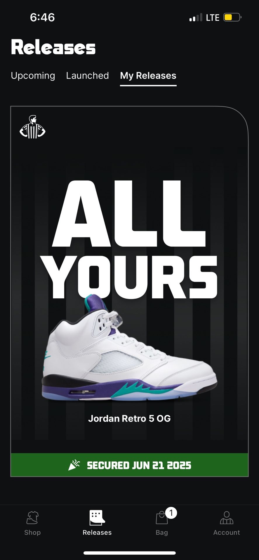 Air Jordan 5s Grape