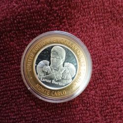 (2) SILVER CASINO TOKENS