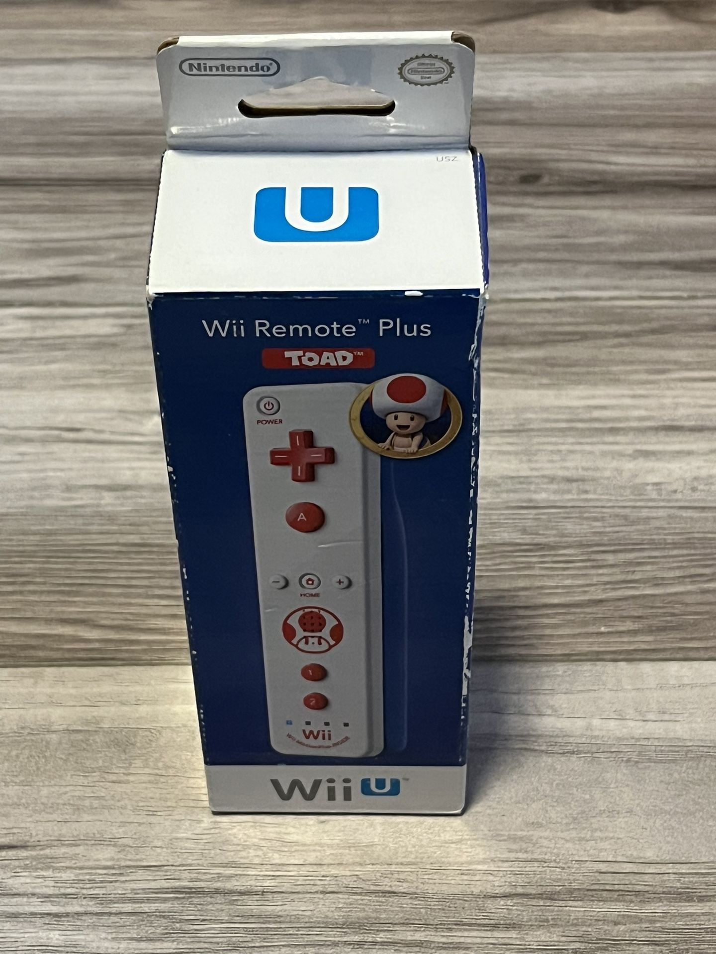 Authentic Official Nintendo Wii / Wii U Remote Plus - Toad Edition Brand New