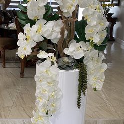 Artificial Orchids Arrangement New