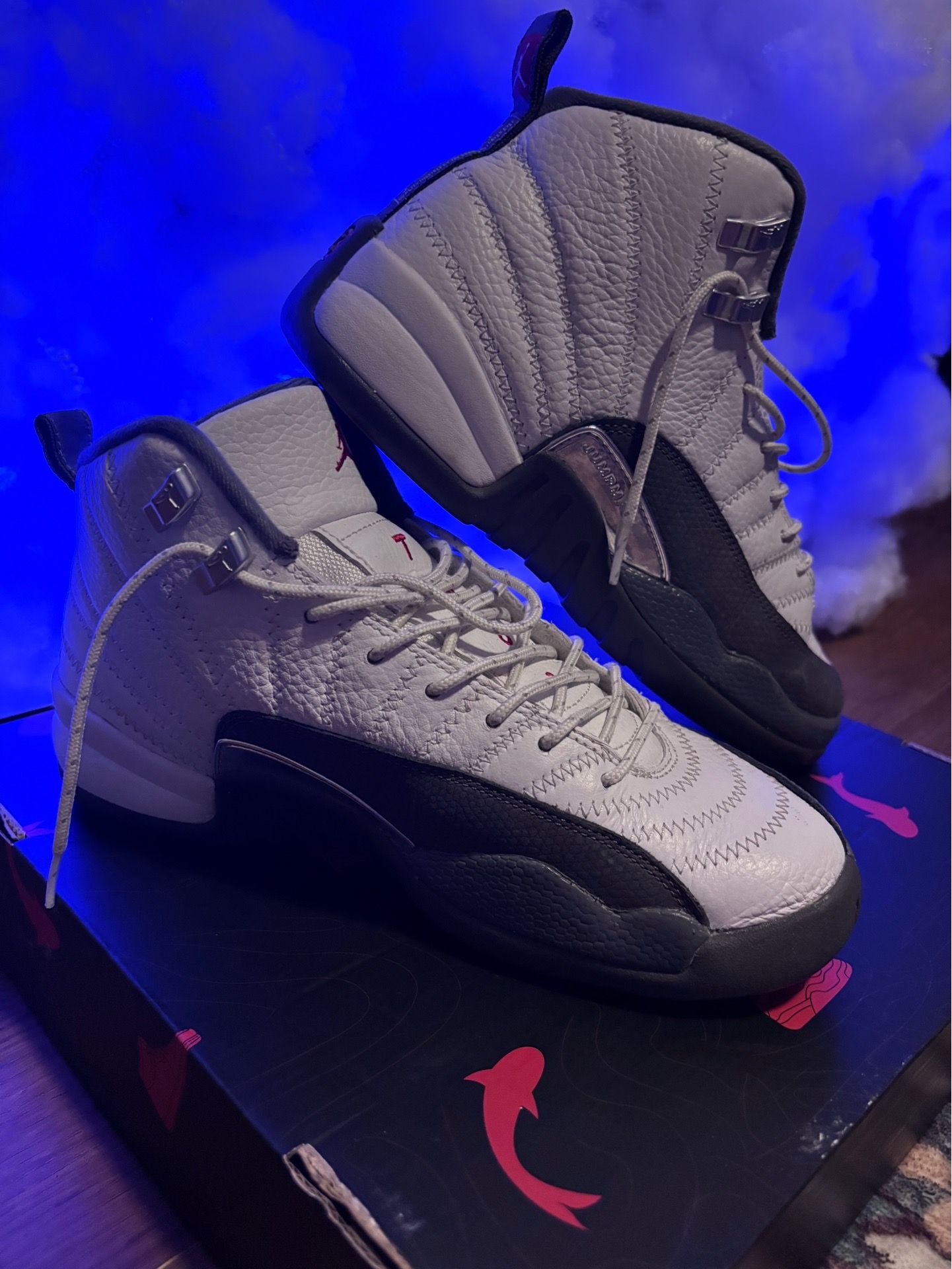Jordan 12 white and grey