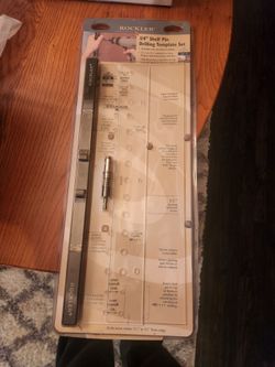 Rockler 1/4" Shelf Pin Drilling Template Set