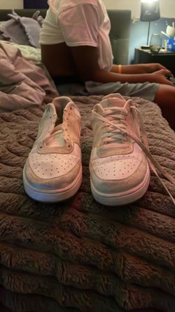 Beige court vision lows