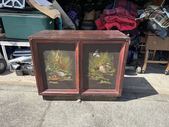 60's Era Hand-Painted Lane Cabinet - $40 (Tacoma)