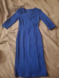 Blue dress