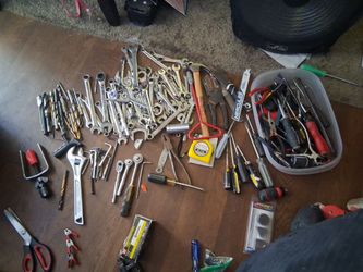 Mixed asorted tools