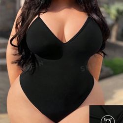 plus size soft stretchy bodysuit 
