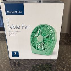 New 9” Table Fan
